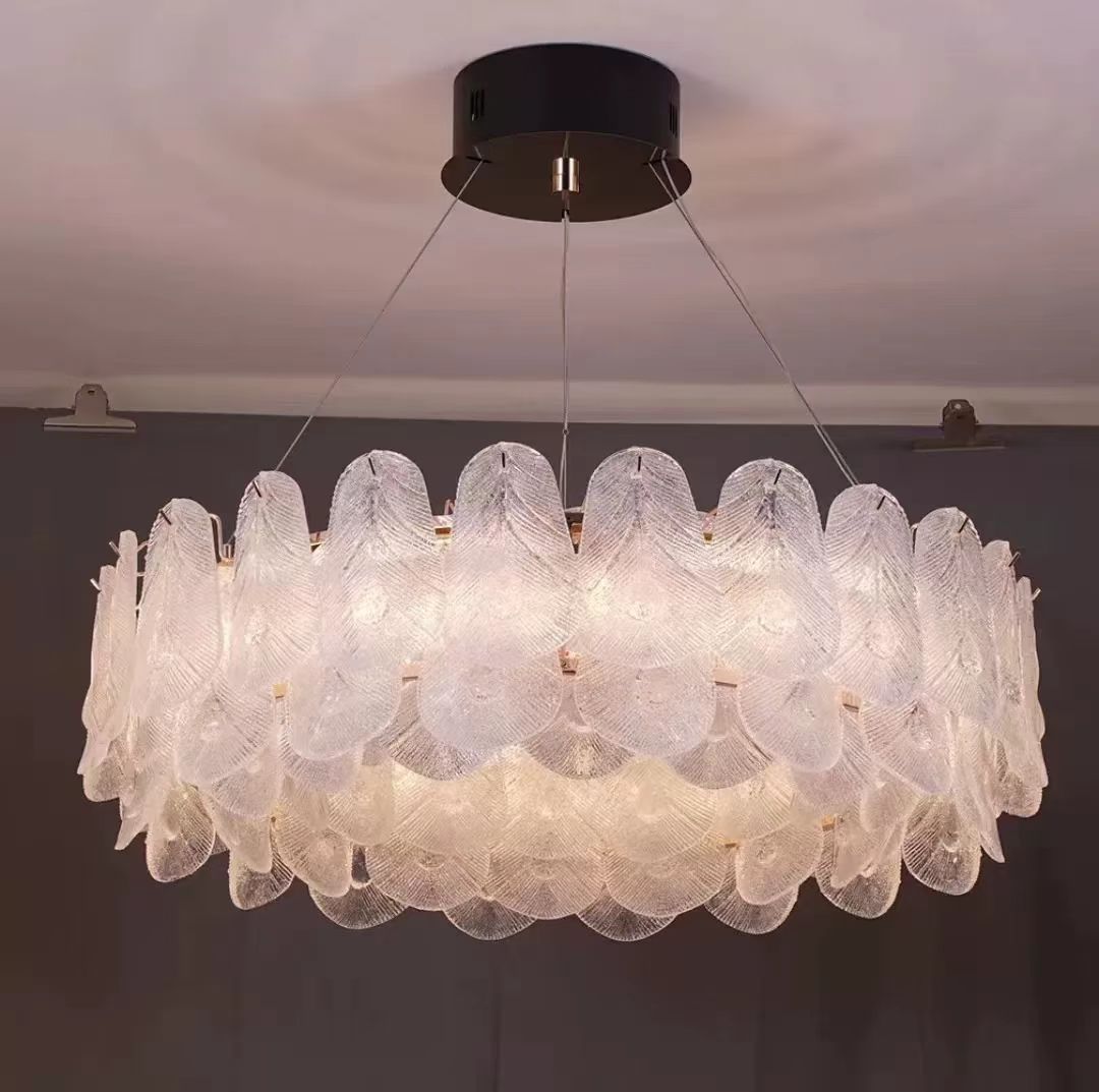 创意奶油轻奢水晶灯设计师推荐客厅餐厅卧室LED水晶灯高端定制