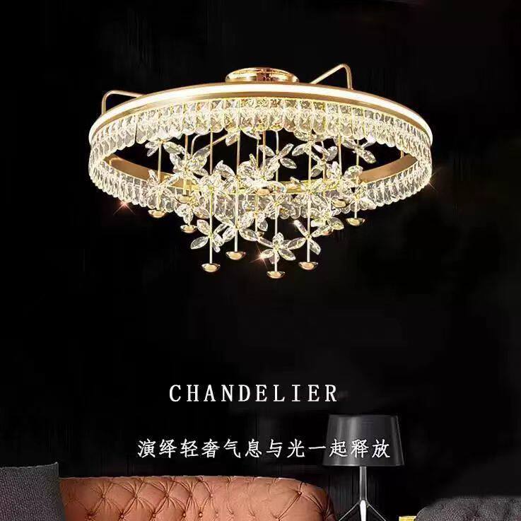 2026新品高定性价比轻奢水晶餐厅/卧室/书房吸顶