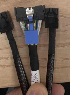 安费诺 RMC74-8690 MCIO 8i SFF-TA-1016 转 SFF8643 X2 数据线