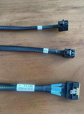 博通 05-60002-00 SFF8654 8X 转 2个 SFF8643 NVMe 阵列卡数据线