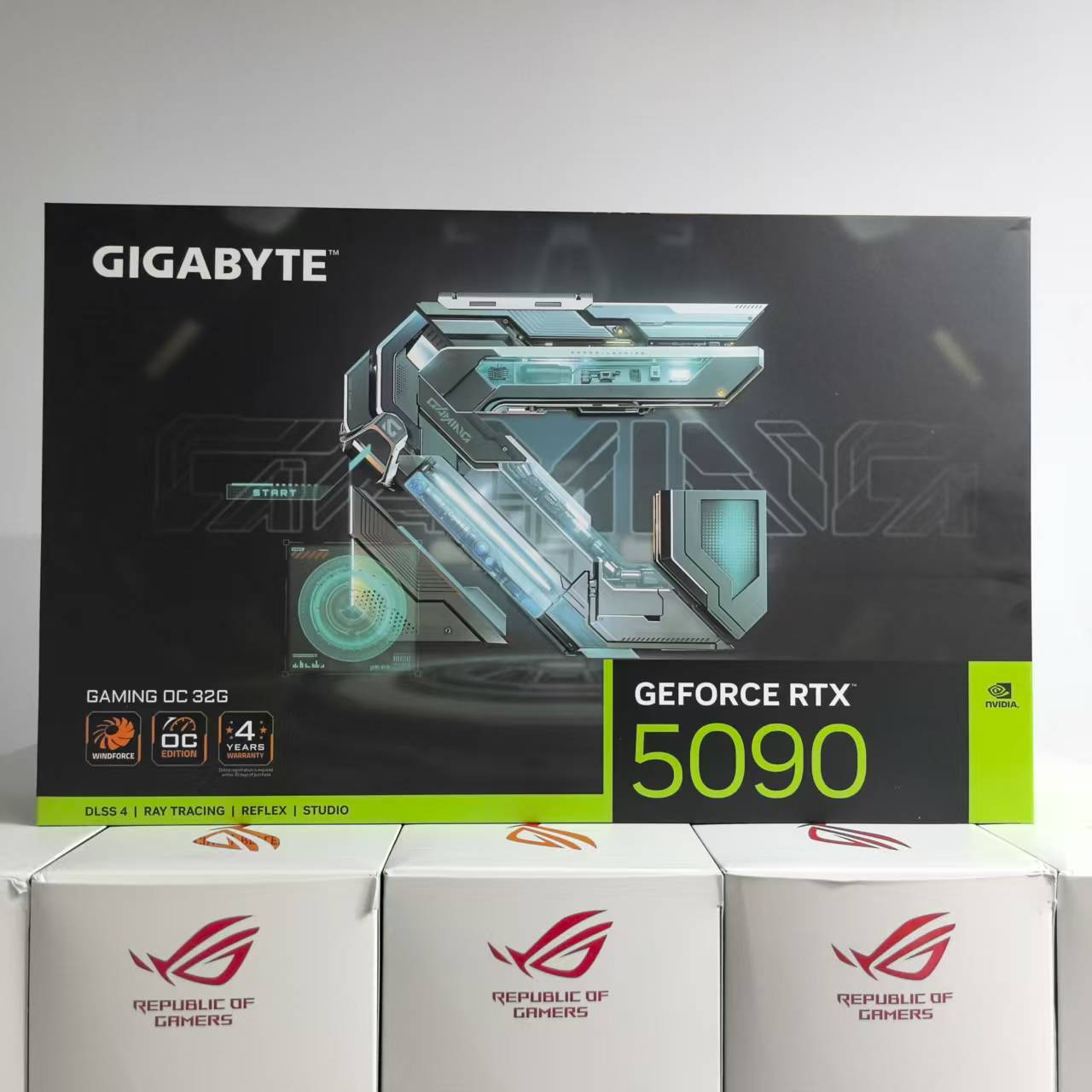 全新 技嘉RTX5090魔鹰OC 32G 盒装 现货未拆封 保rops 现货秒发