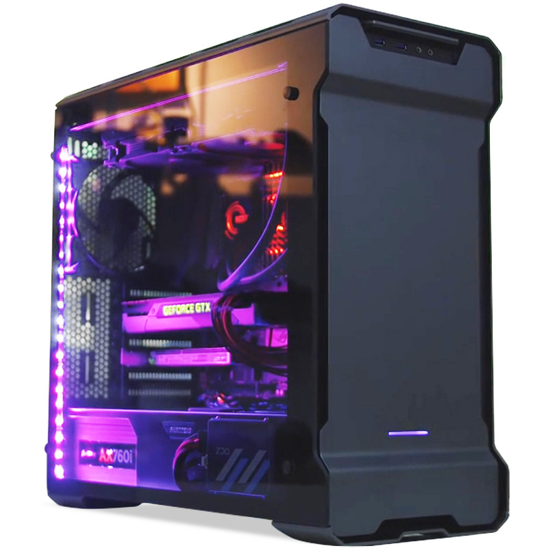 Herd who( PHANTEKS ) 515ETG Toughened glass RGB Electronic competition Aluminum shell Water-cooled chassisin the Computer Hardware/Monitor/Computer Peripherals , Chassis  category - from Buy2taobao.com to provide professional Taobao agent buy service