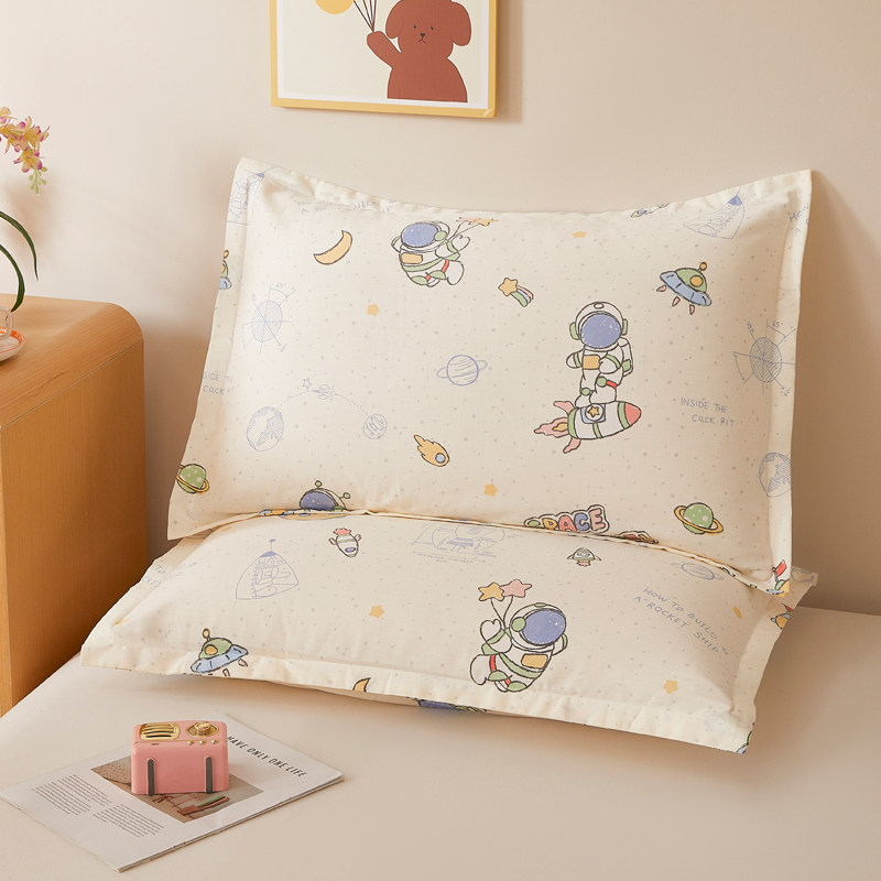 儿童男孩宇航员幼儿园全棉小枕头套单个四季40x60纯棉卡通30x50cm