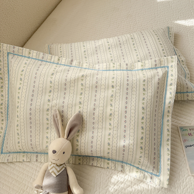 全棉枕头套48x74cm纯棉枕套小碎花清新家用幼儿园枕芯内胆套30x50