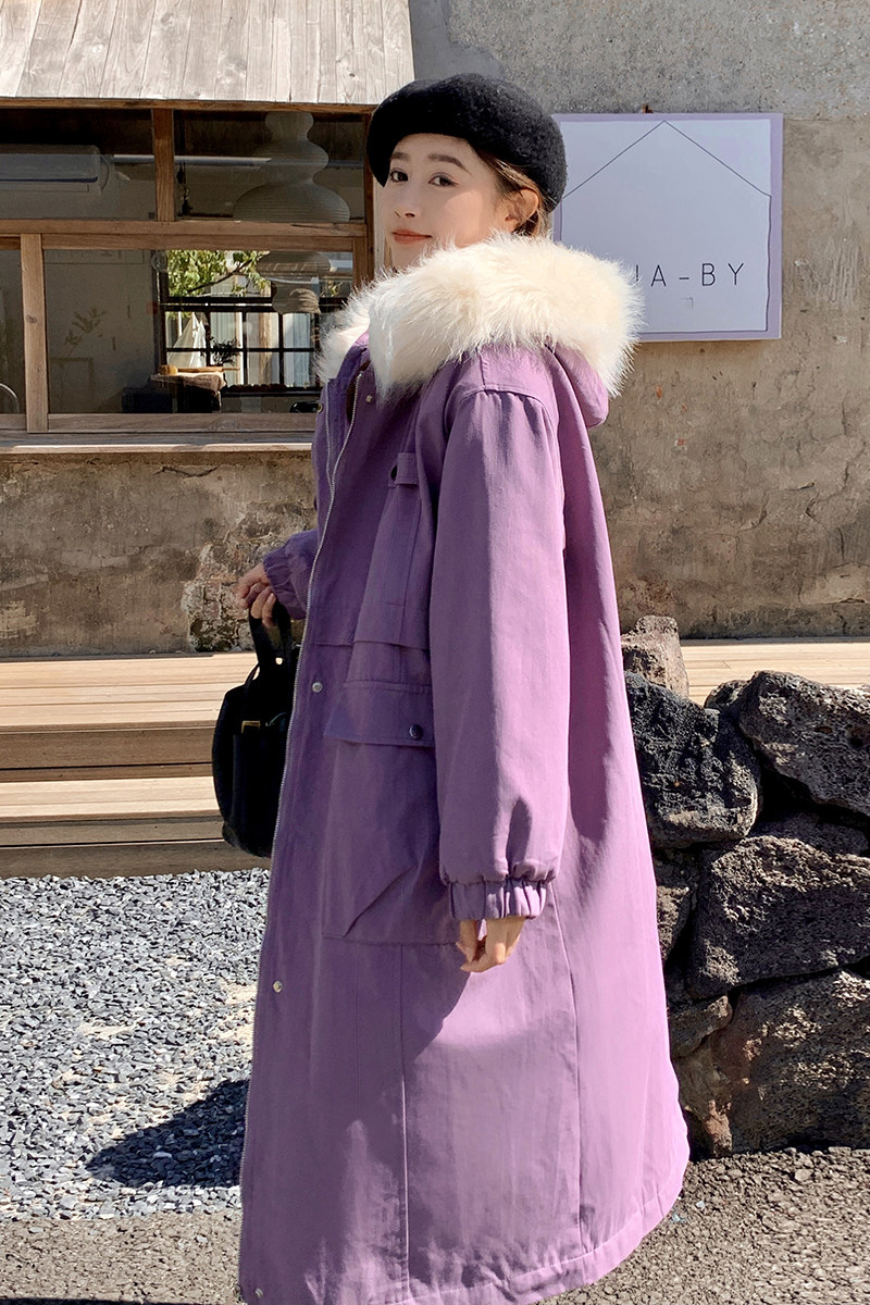 3色中长款派克服买家秀已更新2C282-2052P195K268,女装棉衣/棉服,2C282
