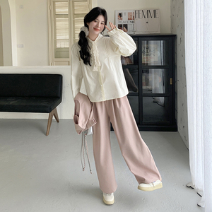 现货小香风马甲衬衫套装2C282-908P175K248图片