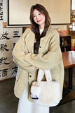 现货数据好新款韩系连帽双面呢羊绒毛呢外套2C282-863P225K338，女装毛呢外套，2C282