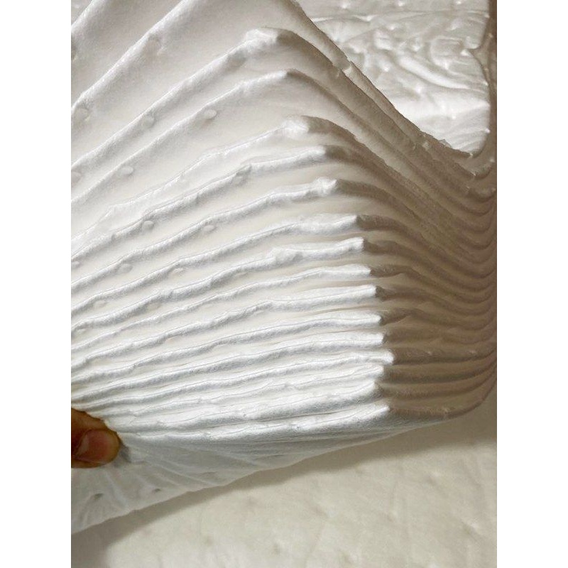 复合压点吸油棉 工业吸油棉 吸油片 吸油垫100*60*0.3cm 40张