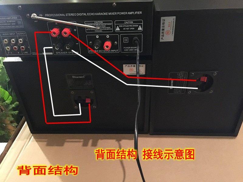 标威 DK-6家庭KTV音响套装会议功放专业卡包音箱 电视卡拉ok家用