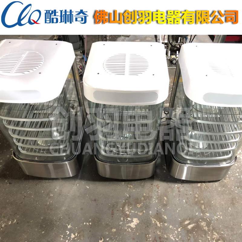 r酷琳奇蒸包机 蒸包子机保温展示柜 点心烧麦加热柜 电热蒸包机器