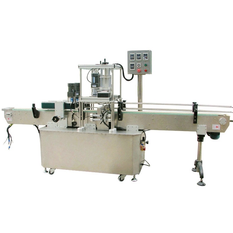 全自动立式贴标机加打码贴标签玻璃瓶奶粉桶贴标机可定制