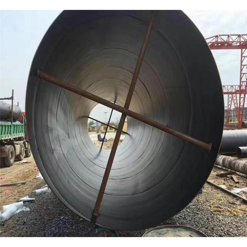 钢管焊接加强筋 电厂循环水用螺旋钢管