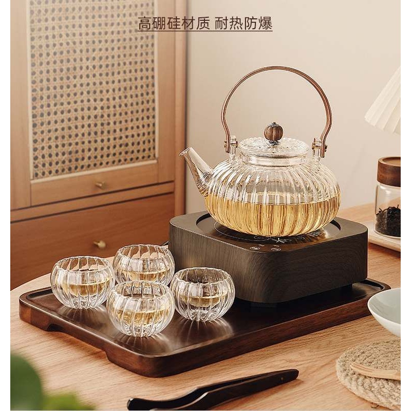 玻璃壶蒸茶煮茶器炉套装耐高温茶具陶电水壶泡茶壶家用烧大容量单
