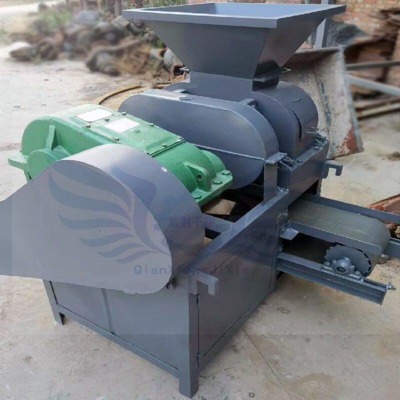 民用洁净型煤焦碳290压球机设备 液压粉煤灰高铬对辊挤出成型机