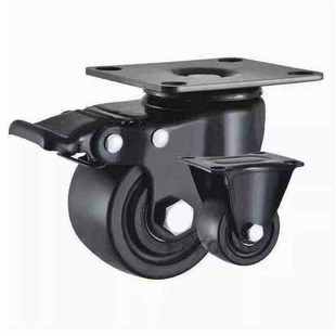 D75 替怡合达平底活动重型脚轮CGL01 D63 D50 CGK01低重心脚轮