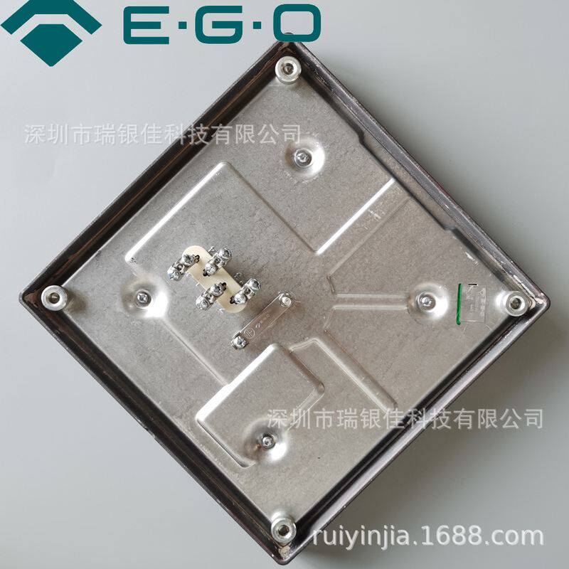 德国EGO4KW电热板 船用440V扒炉铸铁盘 300X300矩形 11.33460.196