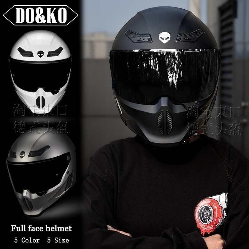 新疆包邮复古摩托车头盔男复古巡航认证国标新四季骑行女全盔复古