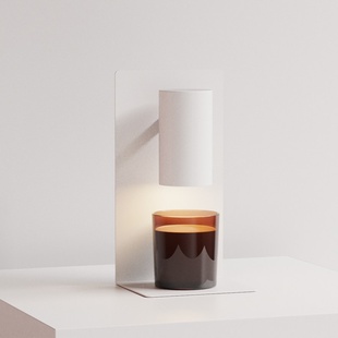 极简香薰融蜡灯卧室蜡烛小助台灯值高级眠氛围颜房间熔蜡新疆包邮