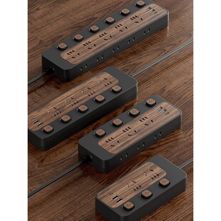 带USB接口的分控开关插座插头板配线板防雷家用