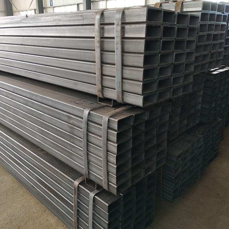 山东现货 友发黑管 100*100*3方管 镀锌铁方通 建筑幕墙用