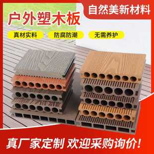 户外塑木板地板露台木塑地板室外地板阳台一代共挤庭院塑木板
