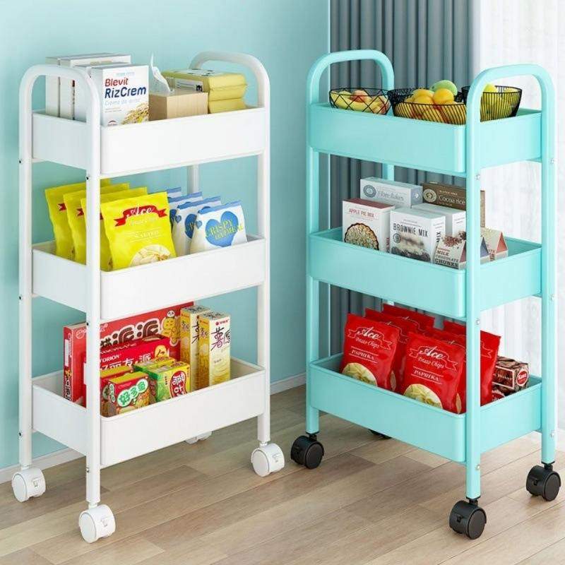 小推车置物架落地多层移动厨房蔬菜浴室收纳盒篮书架柜卫生间零食,厨房/烹饪用具,果蔬置物架/篮/框,淘宝优惠券,粉丝福利购,淘宝优惠卷