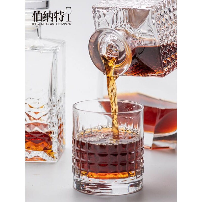 原装进口 水晶玻璃 洋酒瓶威士忌瓶空瓶子密封红白酒樽泡酒瓶酒壶