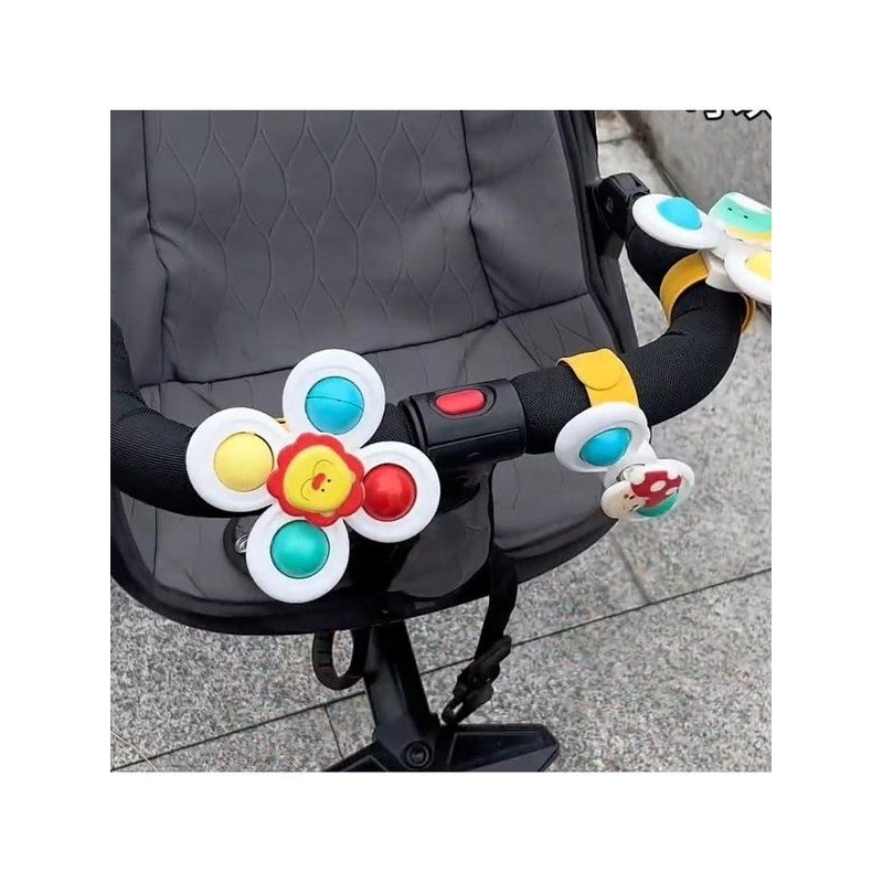 婴儿车玩具挂件风车餐桌吸盘转转乐宝宝益智早教餐椅玩具可啃咬