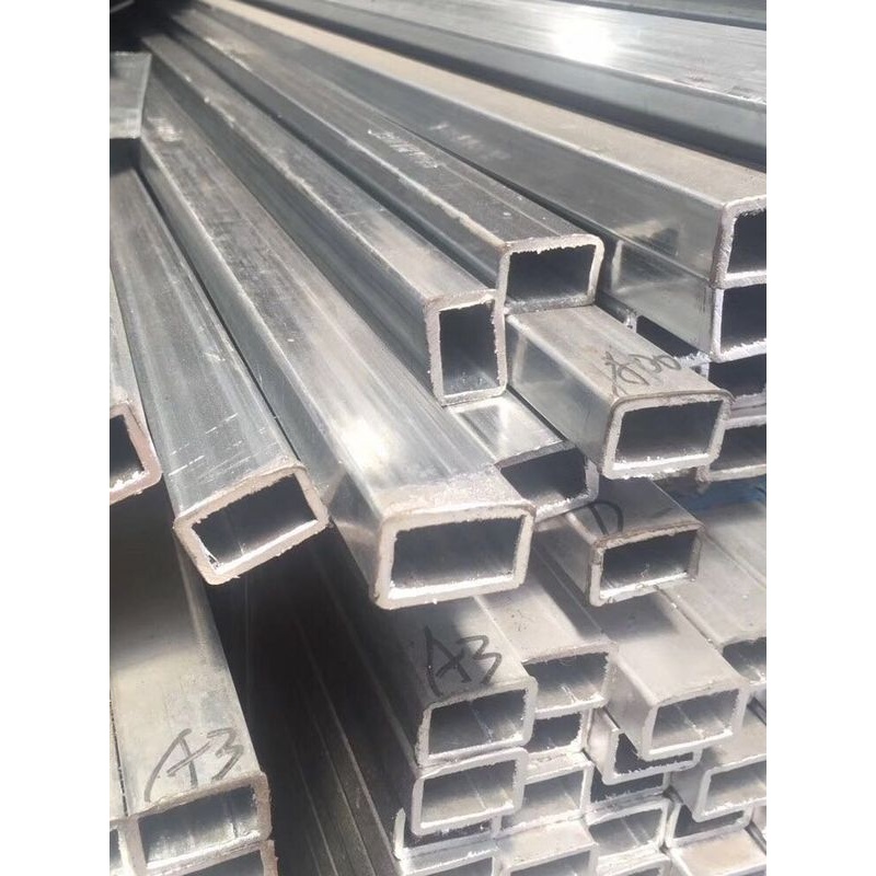 钢材热镀锌方管钢材50*50型材100*100方钢搭棚矩形货架60*120钢带