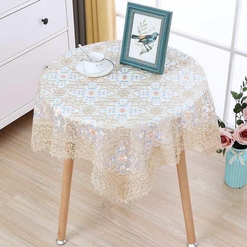 多功能盖巾餐桌茶几布圆桌电视桌布布床头柜盖简约桌布阳台小蕾丝,居家布艺,桌布,淘宝优惠券,粉丝福利购,淘宝优惠卷