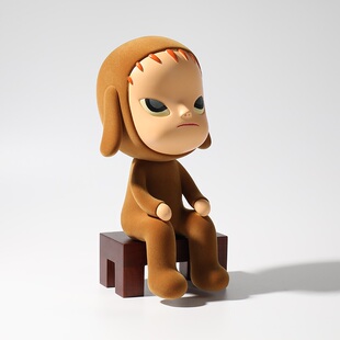 奈良美智蜗居失眠娃娃人偶卡通公仔摆件潮玩模型高级感软装装饰品