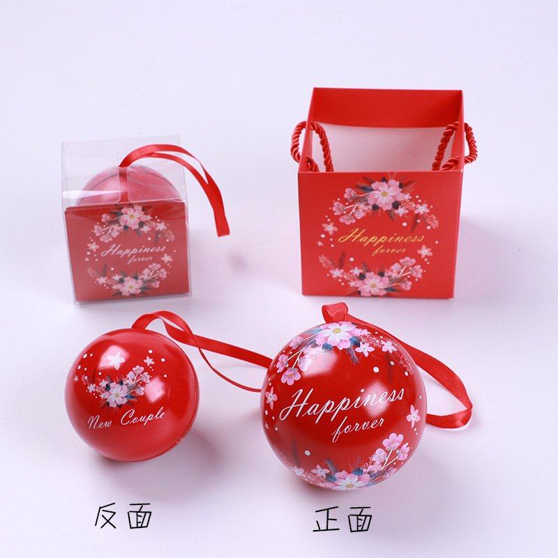 特价欧式精灵球马口铁喜糖盒批发包装盒婚庆用品大号裸盒现货