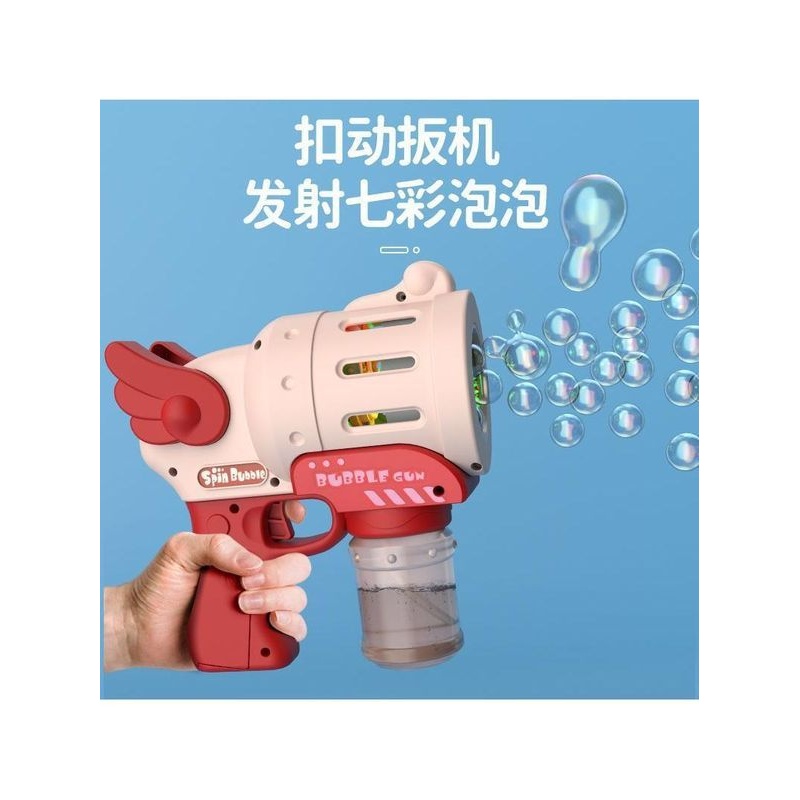 2025新款泡泡机晨袍伴娘拍照道具结婚礼专用手持氛围游戏接亲堵门