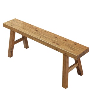 批量独板老榆木凳子马鞍凳实木条凳榫卯彷古怀旧凹面凳餐桌椅吧凳