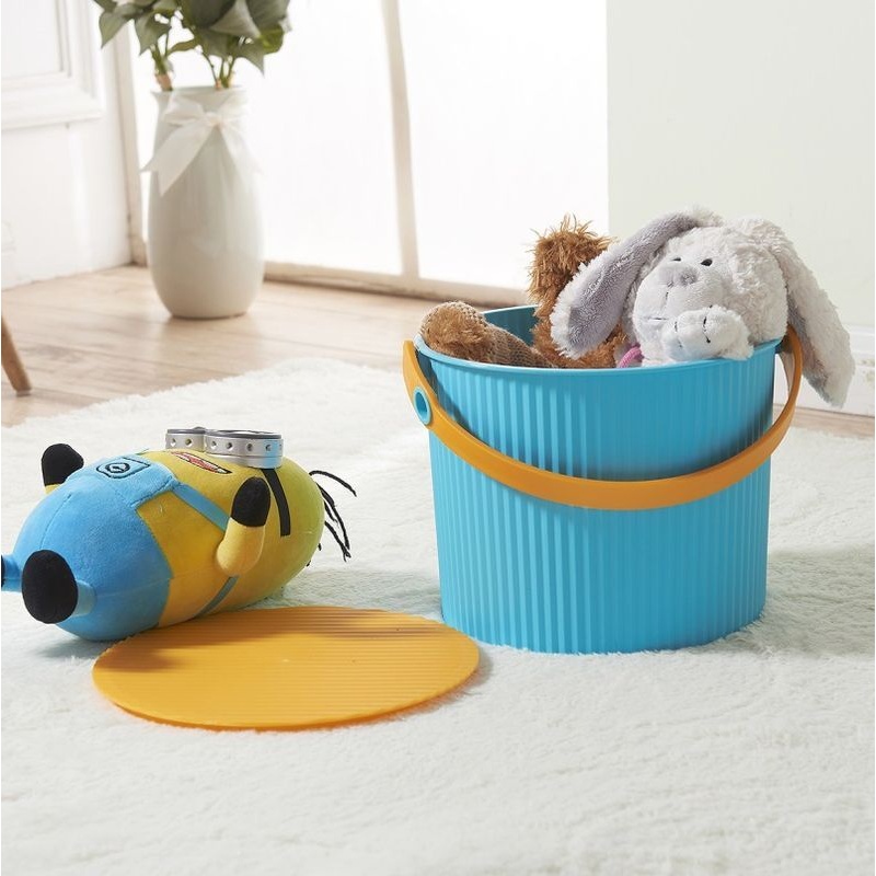 2023款幼儿园带盖收纳加厚桶厨房水桶坐钓鱼桶装洗澡储物卧室可