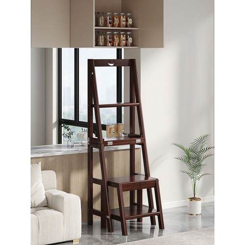 多功能稳步梯凳折叠家用登高爬梯室内加厚三步梯子凳子两用置物架