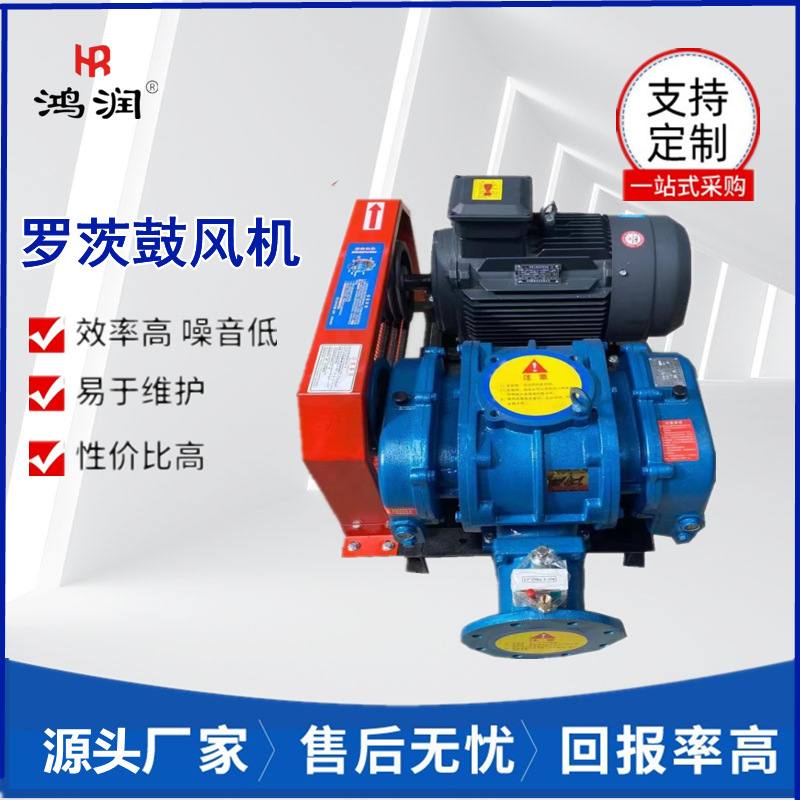 低噪音罗茨鼓风机SR125-11KW三叶罗茨风机增氧机风扇罗茨风机静音