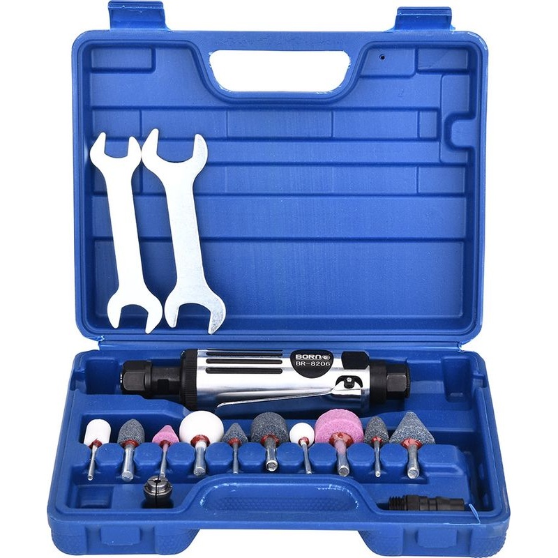 宝瑞BR8206T气动刻磨机套装OP8207T手工艺品雕刻小型补胎打磨风批