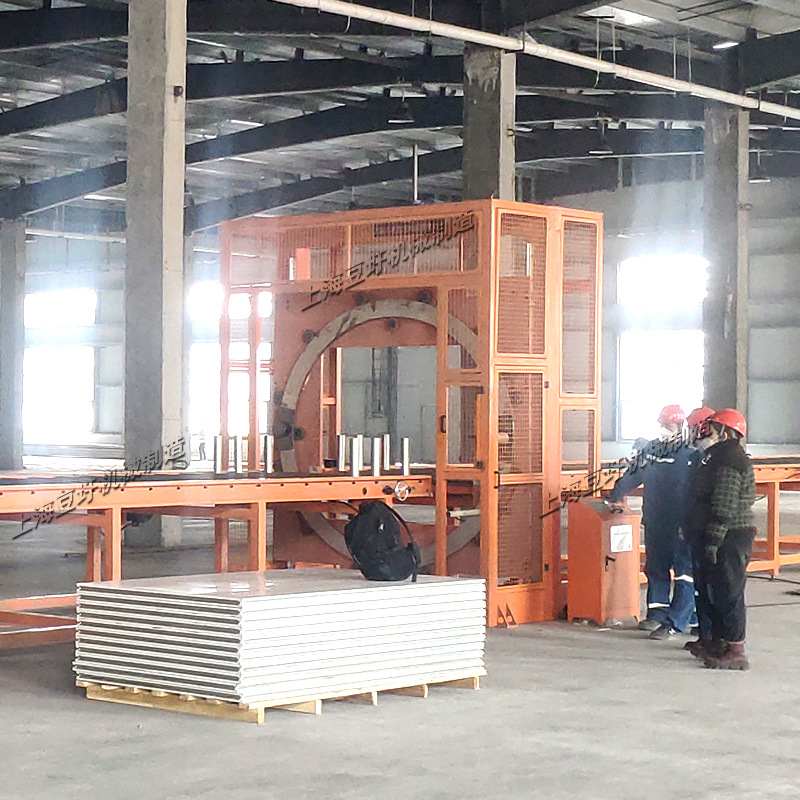 全自动钢管缠绕机 门板缠绕包装机 板材缠绕机 打包机