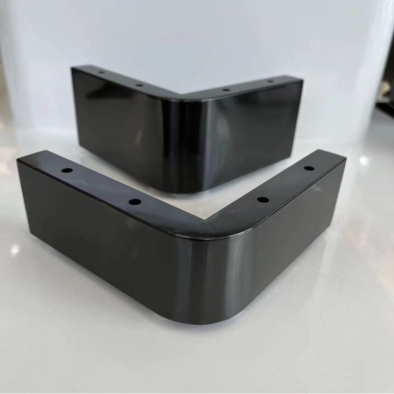 中高端不锈钢七字弧形沙发电视柜脚圆角脚床脚家具脚脚茶几腿增高