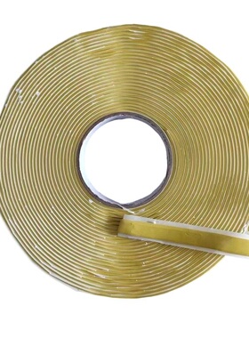 密封胶条 密封胶带 耐高温黄色黑色丁基 真空胶条 RTM真空耗材