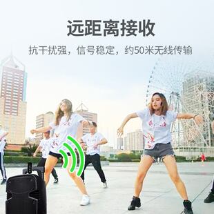 新款一拖四无线麦克风专业话筒头戴式舞台表演唱歌唱戏通经专用