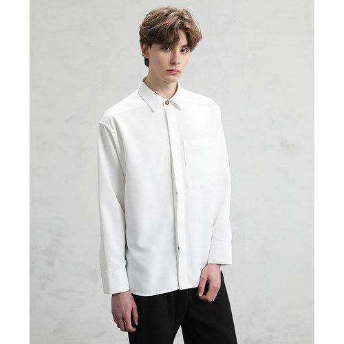 CAKUNTA少年感高柔白衬衫