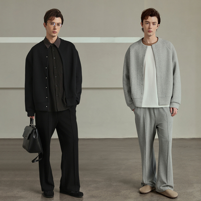 CAKUNTA棒球服款卫衣开衫