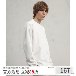 CKUANTA 百搭基础款’柔软亲肤科技液氨棉长袖打底衫 圆领长袖T