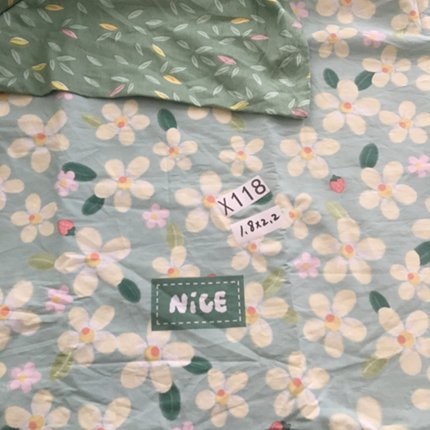 X118纯棉斜纹被罩1.8*2.2米微瑕e