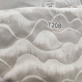 2.3米H Y208雕花绒床单2