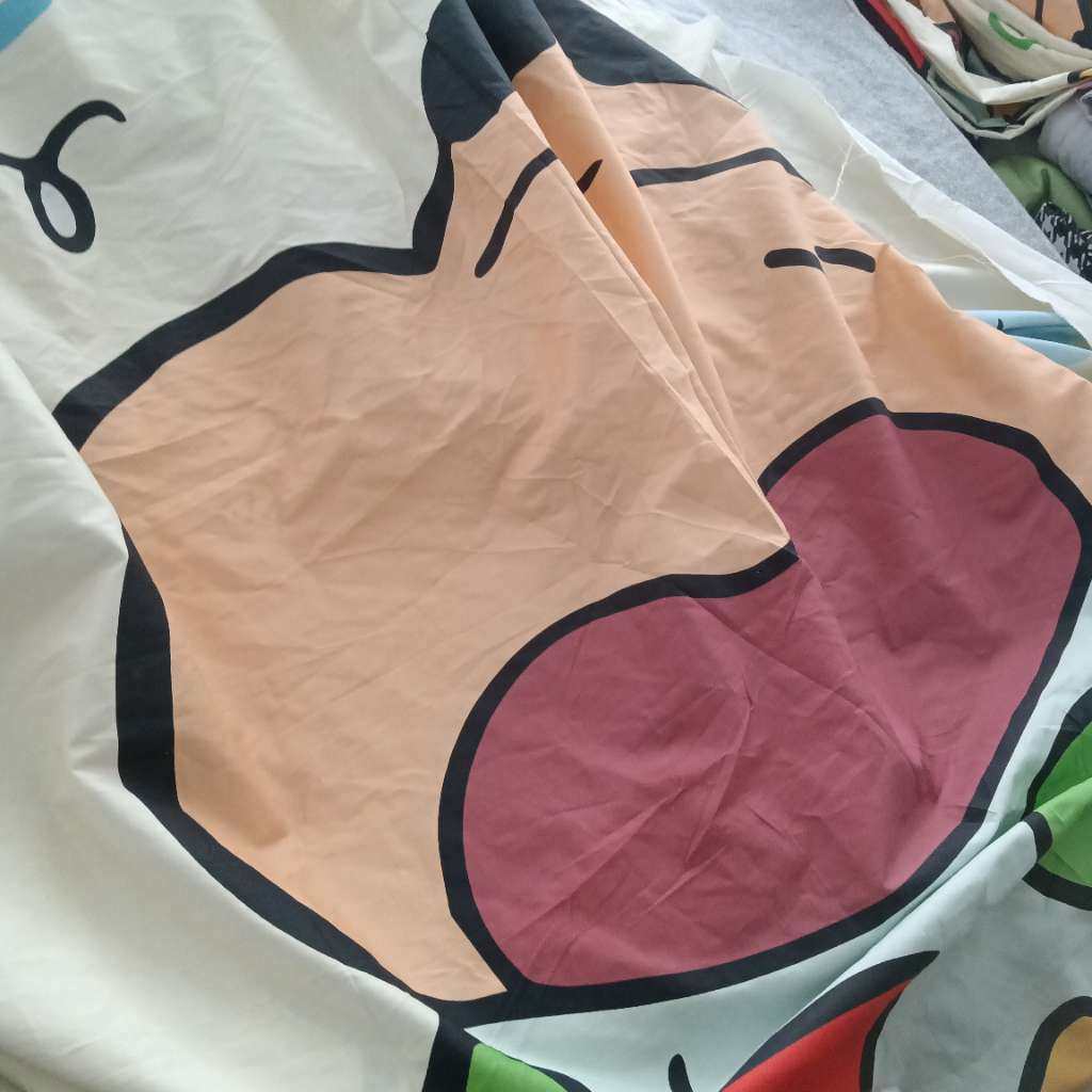 大版小新加纯色米色被罩1.5＊2何姐,居家布艺,家纺布艺/布料面料缝制服务,淘宝优惠券,粉丝福利购,淘宝优惠卷