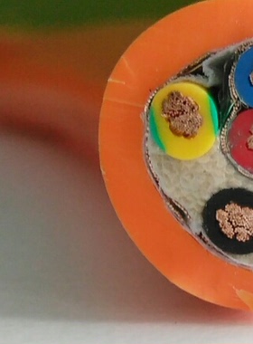 屏蔽拖链电缆 EKM71973 柔性电缆 弯曲电缆 进口PUR护套 4*0.5