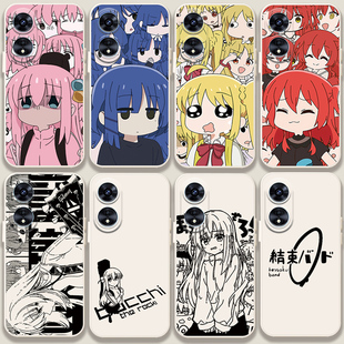 适用于 oppoa58手机壳a58波奇酱a58x可爱女a35山田凉a36硅胶套a32孤独a55摇滚a56s后藤一里a53 a57 5G版防摔a